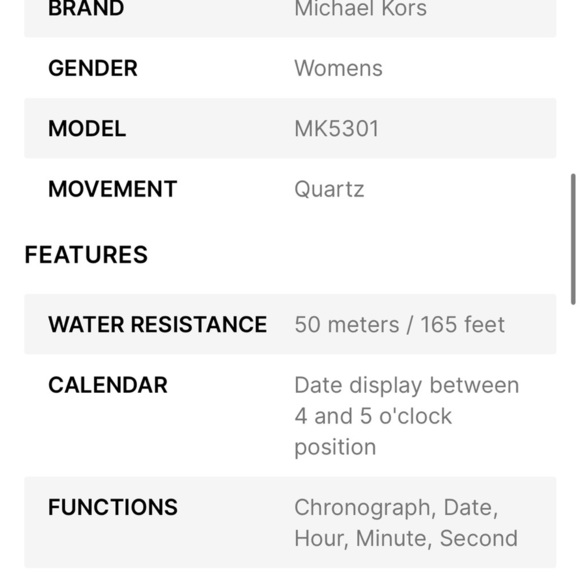 Authentic Michael Kors Chronograph Quartz Crystal Black Dial Ladies Watch - Picture 11 of 11